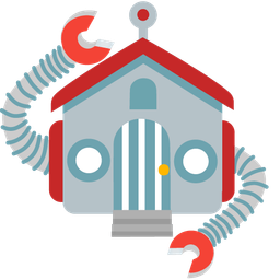 house and robot