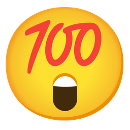 hundred points and astonished face