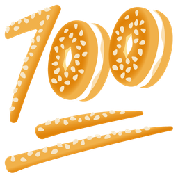 hundred points and bagel