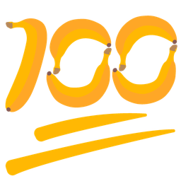 hundred points and banana