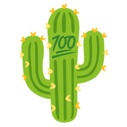 hundred points and cactus