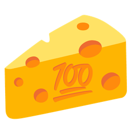 hundred points and cheese wedge