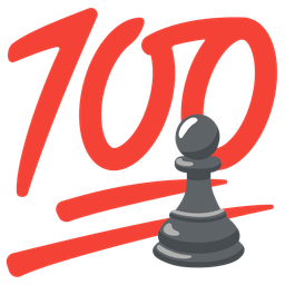 hundred points and chess pawn