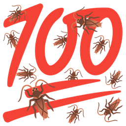 hundred points and cockroach