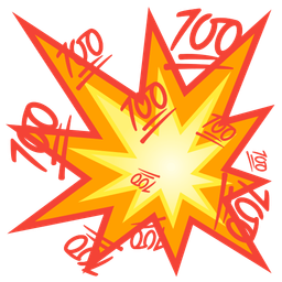 hundred points and collision