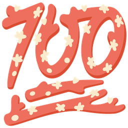 hundred points and coral