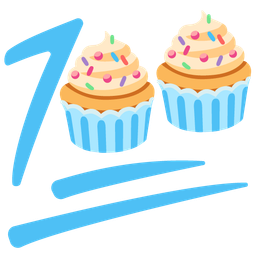 hundred points and cupcake