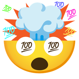 hundred points and exploding head