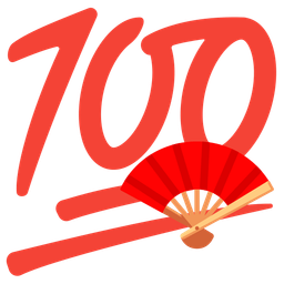 hundred points and folding hand fan