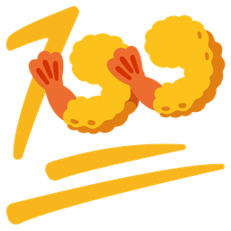 hundred points and fried shrimp