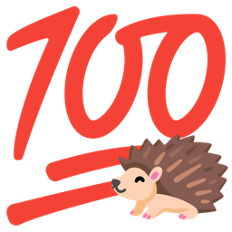 hundred points and hedgehog