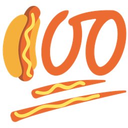 hundred points and hot dog