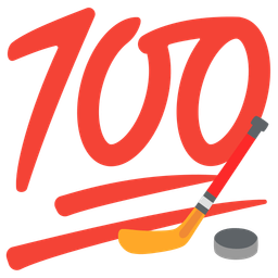 hundred points and ice hockey