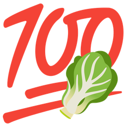 hundred points and leafy green