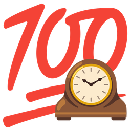 hundred points and mantelpiece clock