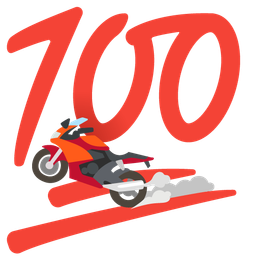 hundred points and motorcycle
