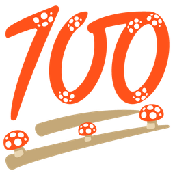 hundred points and mushroom