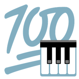hundred points and musical keyboard
