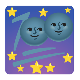 hundred points and new moon face