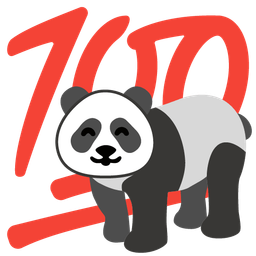 hundred points and panda