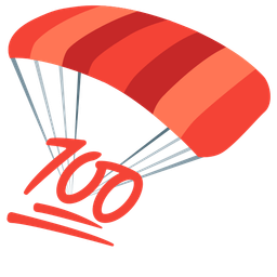 hundred points and parachute