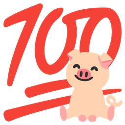 hundred points and pig face