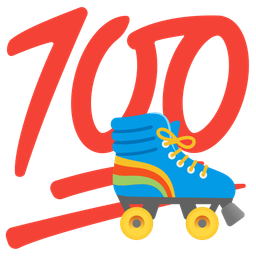 hundred points and roller skate