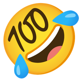 Hundred points and Rolling on the floor laughing