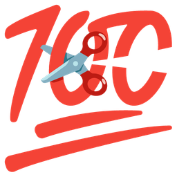 hundred points and scissors