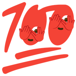 hundred points and see-no-evil monkey