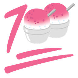 hundred points and shaved ice