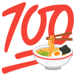 hundred points and steaming bowl