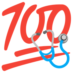hundred points and stethoscope
