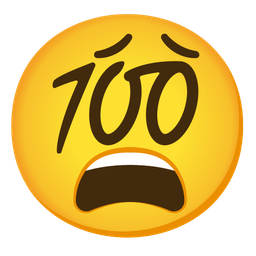 hundred points and tired face