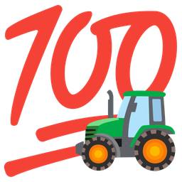hundred points and tractor