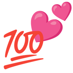 hundred points and two hearts