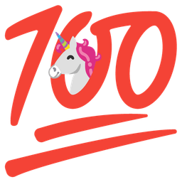 hundred points and unicorn