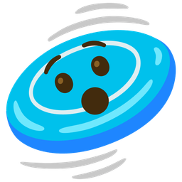 Hushed face and Flying disc