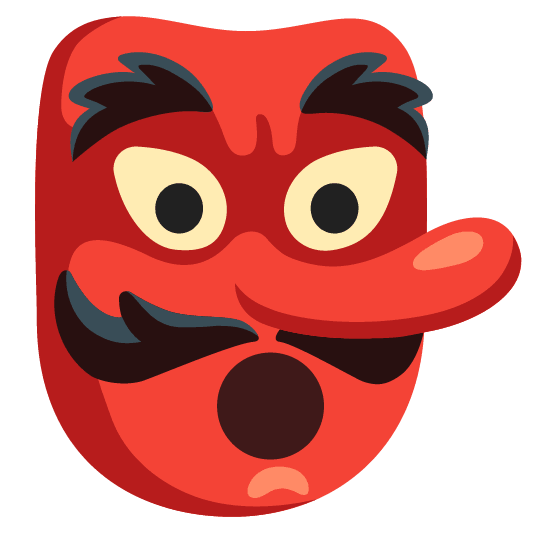 Hushed face and Goblin