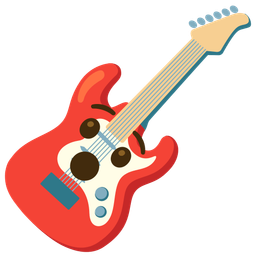 Hushed face and Guitar