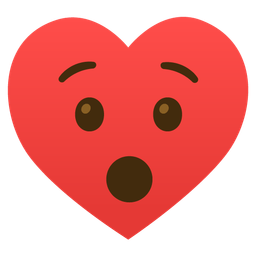 Hushed face and Heart suit