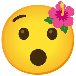 Hushed face and Hibiscus