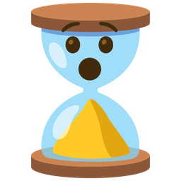 Hushed face and Hourglass done