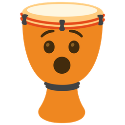 Hushed face and Long drum