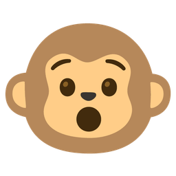 Hushed face and Monkey face