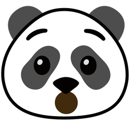 Hushed face and Panda