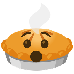 Hushed face and Pie