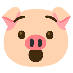 Hushed face and Pig face