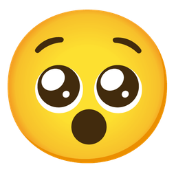 Hushed face and Pleading face