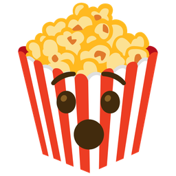 Hushed face and Popcorn